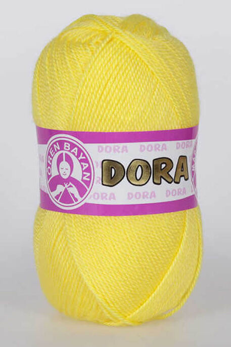 Örenbayan yarn - ÖREN BAYAN DORA 028 Sweet Yellow