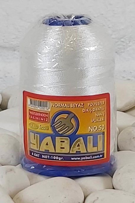 YABALI - DANTEL İPLİĞİ NO:50 WHITE 100 GR