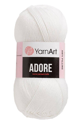 YARNART - YARNART ADORE 330 Ekru