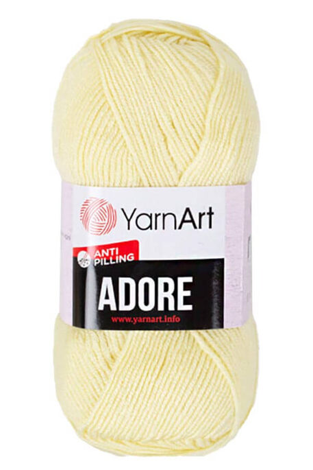 YARNART - YARNART ADORE 356 Limonata Sarı