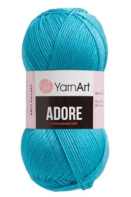 Yarnart yarn - YARNART ADORE KNİTTİNG YARN 343 TURQUOISE