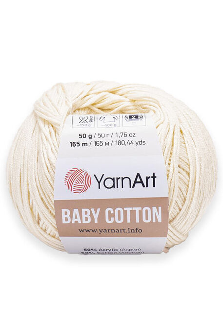 Yarnart yarn - YARNART BABY COTTON KNİTTİNG YARN 402