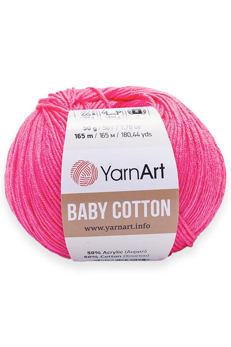 Yarnart yarn - YARNART BABY COTTON KNİTTİNG YARN 422