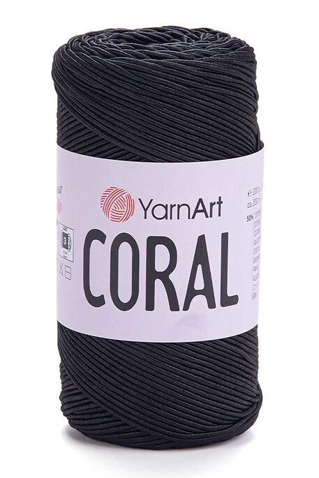 Yarnart yarn - YARNART CORAL 1902 Siyah