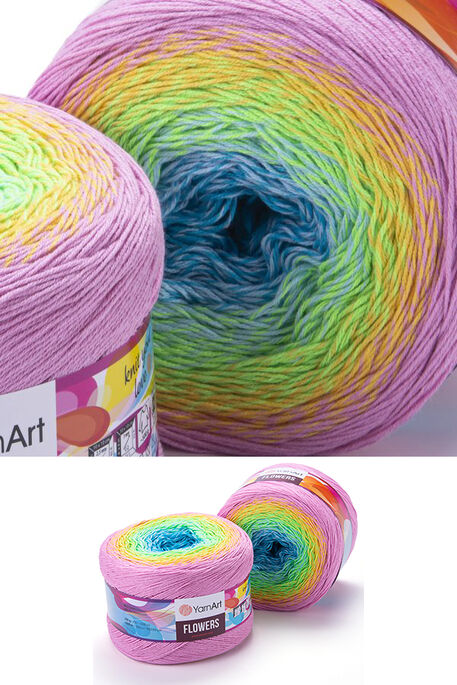 Yarnart yarn - YARNART FLOWERS color 300