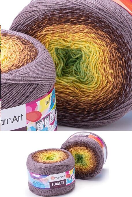 Yarnart yarn - YARNART FLOWERS color 300