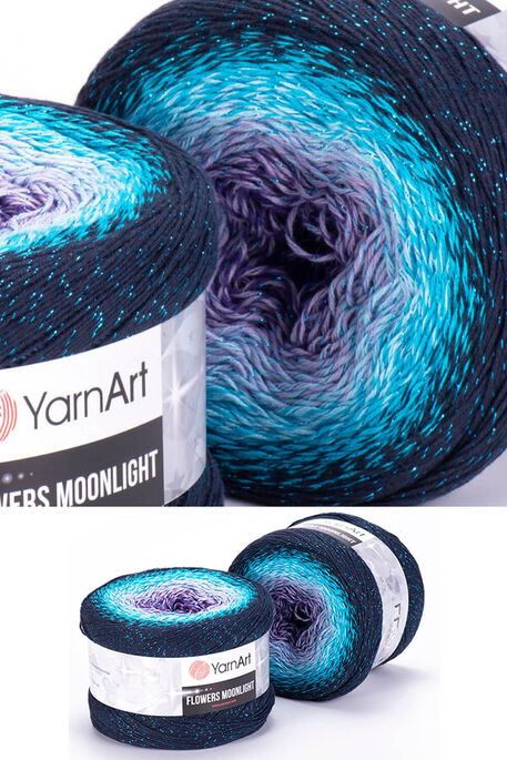 Yarnart yarn - YARNART FLOWERS MOONLIGHT YARN 3254