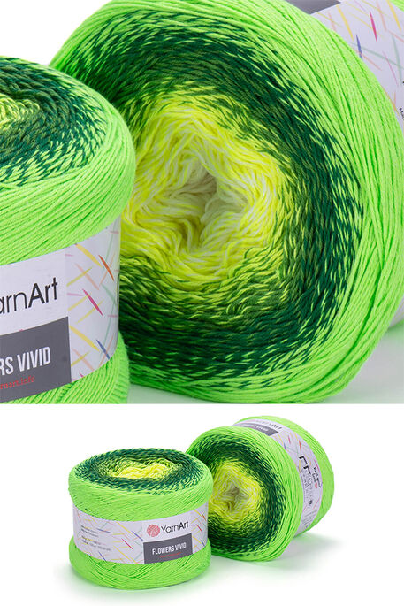 Yarnart yarn - YARNART FLOWERS VIVID YARN 508