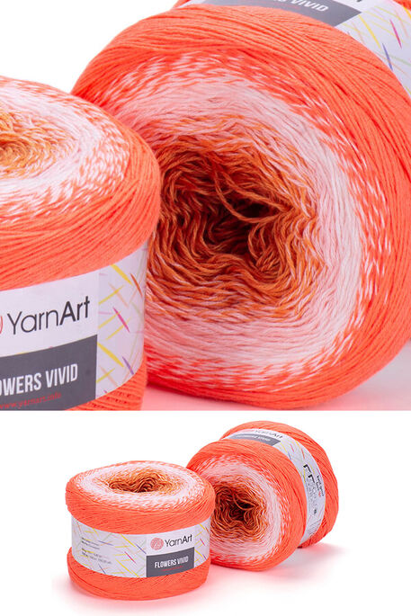 Yarnart yarn - YARNART FLOWERS VIVID YARN 512