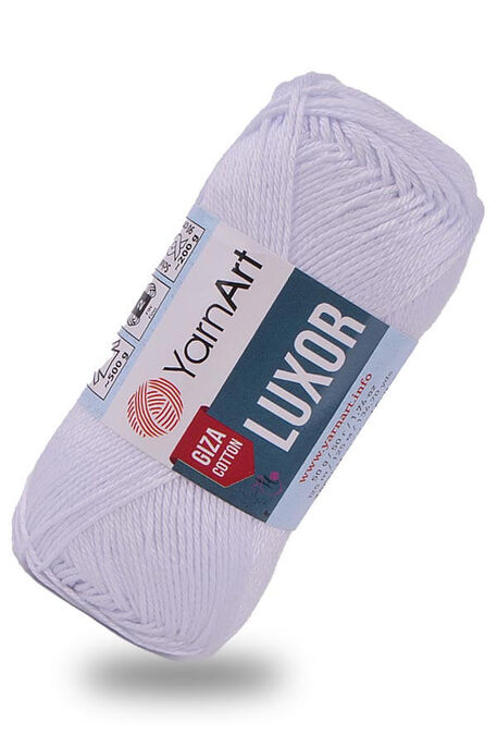 Yarnart yarn - YARNART LUXOR GIZA COTTON 1200 Beyaz