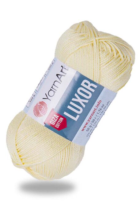 Yarnart yarn - YARNART LUXOR GIZA COTTON 1203 Limon