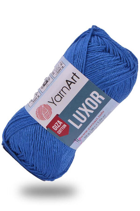 Yarnart yarn - YARNART LUXOR GIZA COTTON 1214 Saks Mavi