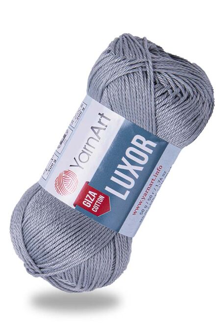 Yarnart yarn - YARNART LUXOR GIZA COTTON 1217 Gri