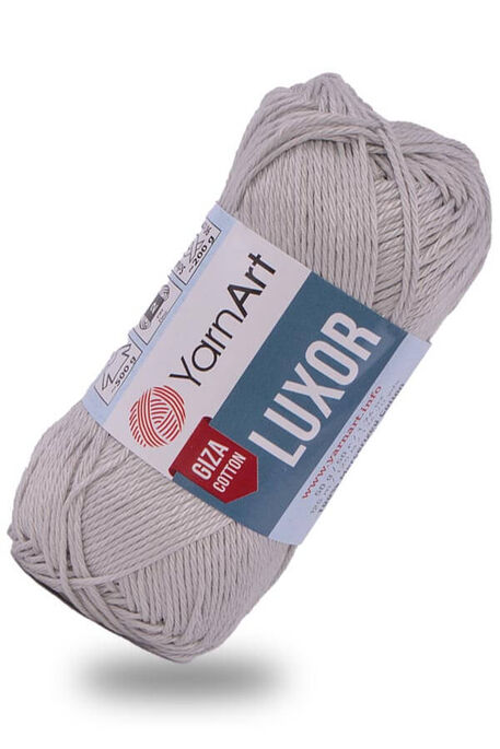 Yarnart yarn - YARNART LUXOR GIZA COTTON 1218 Gri