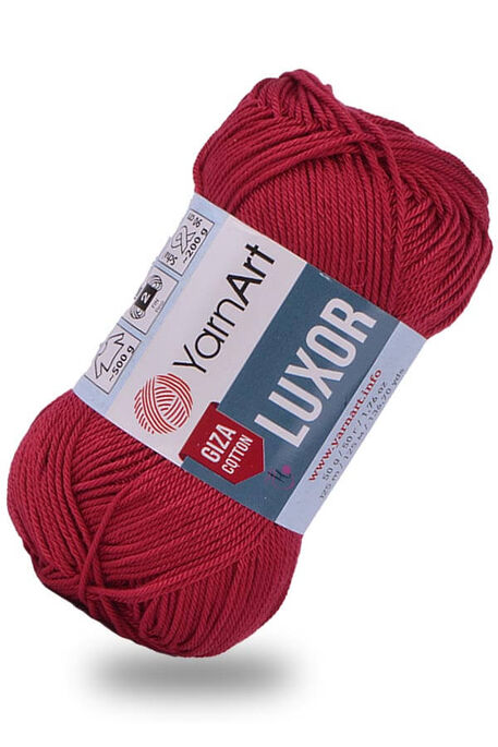 Yarnart yarn - YARNART LUXOR GIZA COTTON 1221 Vişne