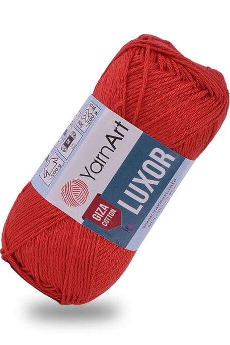 Yarnart yarn - YARNART LUXOR GIZA COTTON 1222 Kırmızı