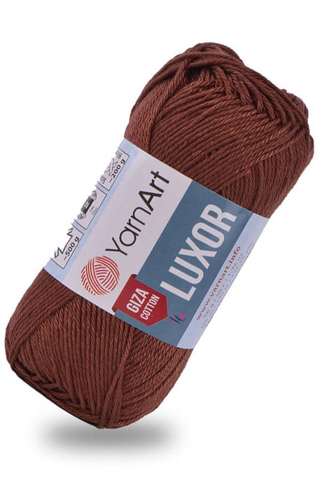 Yarnart yarn - YARNART LUXOR GIZA COTTON 1226 Kahve