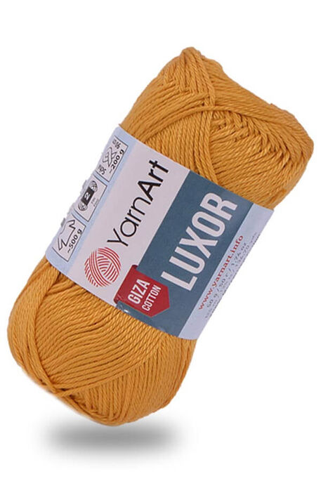 Yarnart yarn - YARNART LUXOR GIZA COTTON 1227 Hardal