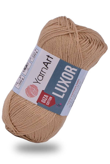 Yarnart yarn - YARNART LUXOR GIZA COTTON 1228 Kamel