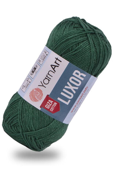 Yarnart yarn - YARNART LUXOR GIZA COTTON 1235 Zümrüt