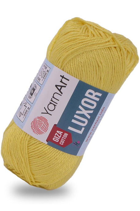 Yarnart yarn - YARNART LUXOR GIZA COTTON 1238 Limon Çiçeği