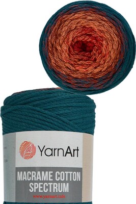 YARNART MACRAME COTTON SPECTRUM YARN 1317 - Thumbnail