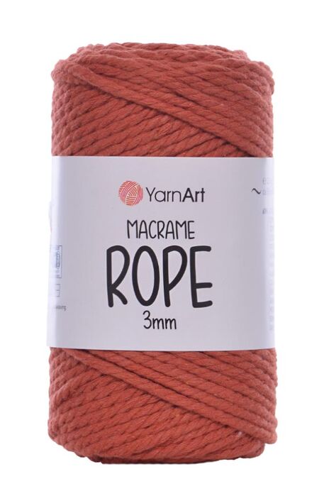 Yarnart yarn - YARNART MACRAME ROPE 3MM 785 Tile