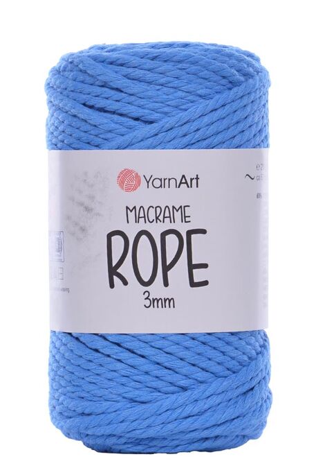 Yarnart yarn - YARNART MACRAME ROPE 3MM 786 Denim