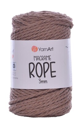 Yarnart yarn - YARNART MACRAME ROPE 3MM 788 Coffee