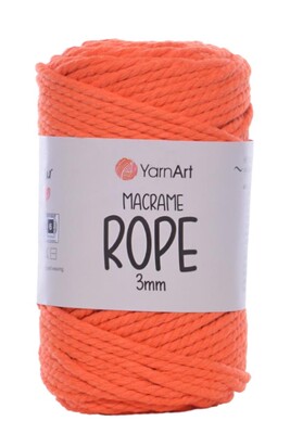 Yarnart yarn - YARNART MACRAME ROPE 3MM 800 Orange