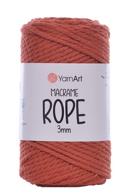 Yarnart yarn - YARNART MACRAME ROPE 3MM YARN 785 Tile