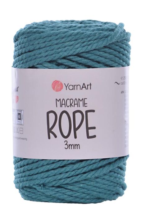 Yarnart yarn - YARNART MACRAME ROPE 3MM YARN 789 Oil