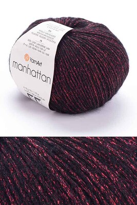 Yarnart yarn - YARNART MANHATTAN 904 Kırmızı-Siyah