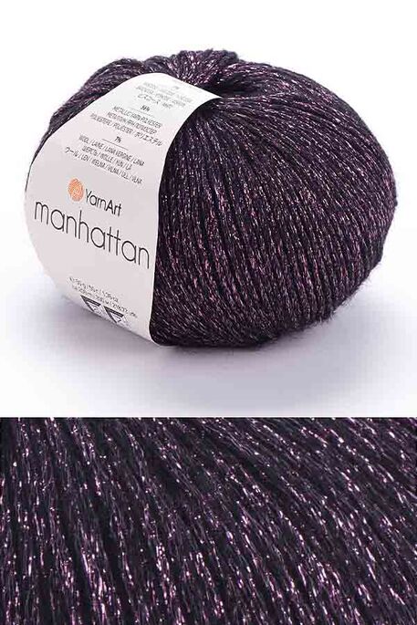 Yarnart yarn - YARNART MANHATTAN 906 Mürdüm