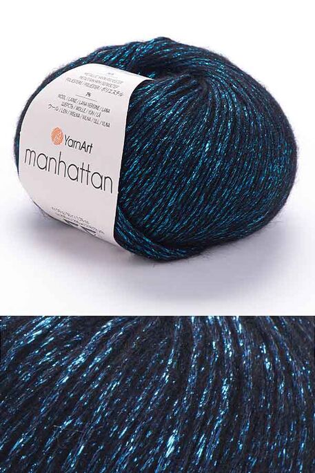 Yarnart yarn - YARNART MANHATTAN 908 Petrol