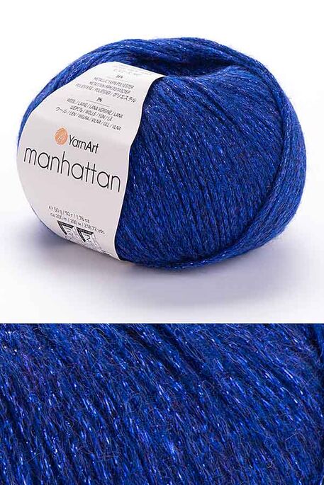 Yarnart yarn - YARNART MANHATTAN 914 Saks Mavi