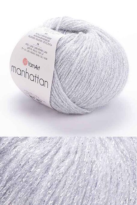 Yarnart yarn - YARNART MANHATTAN 901 Gri