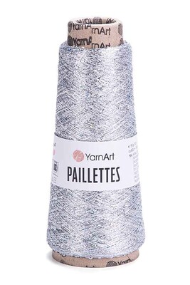 YARNART - YARNART PAILLETTES 8001 Gümüş