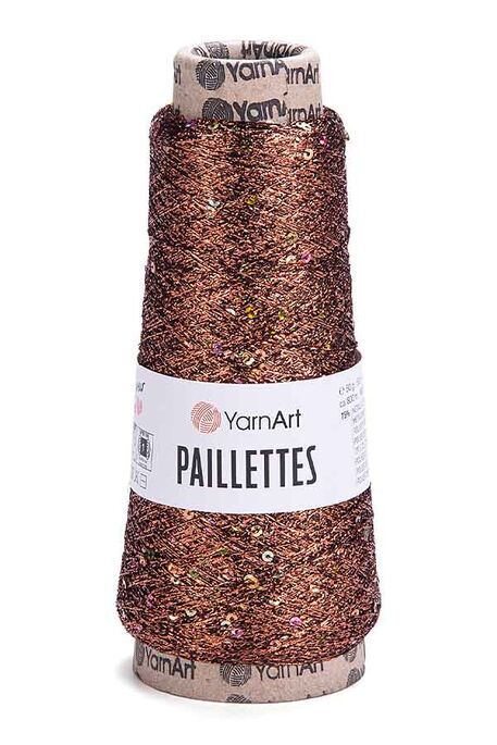 Yarnart yarn - YARNART PAILLETTES 8005 Bakır