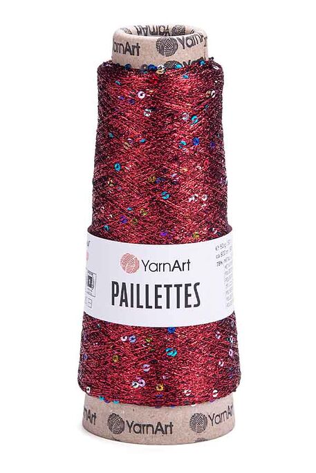 Yarnart yarn - YARNART PAILLETTES 8006 Kırmızı