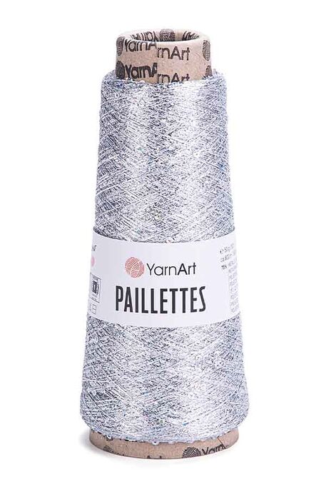 Yarnart yarn - YARNART PAILLETTES 8001 Gümüş